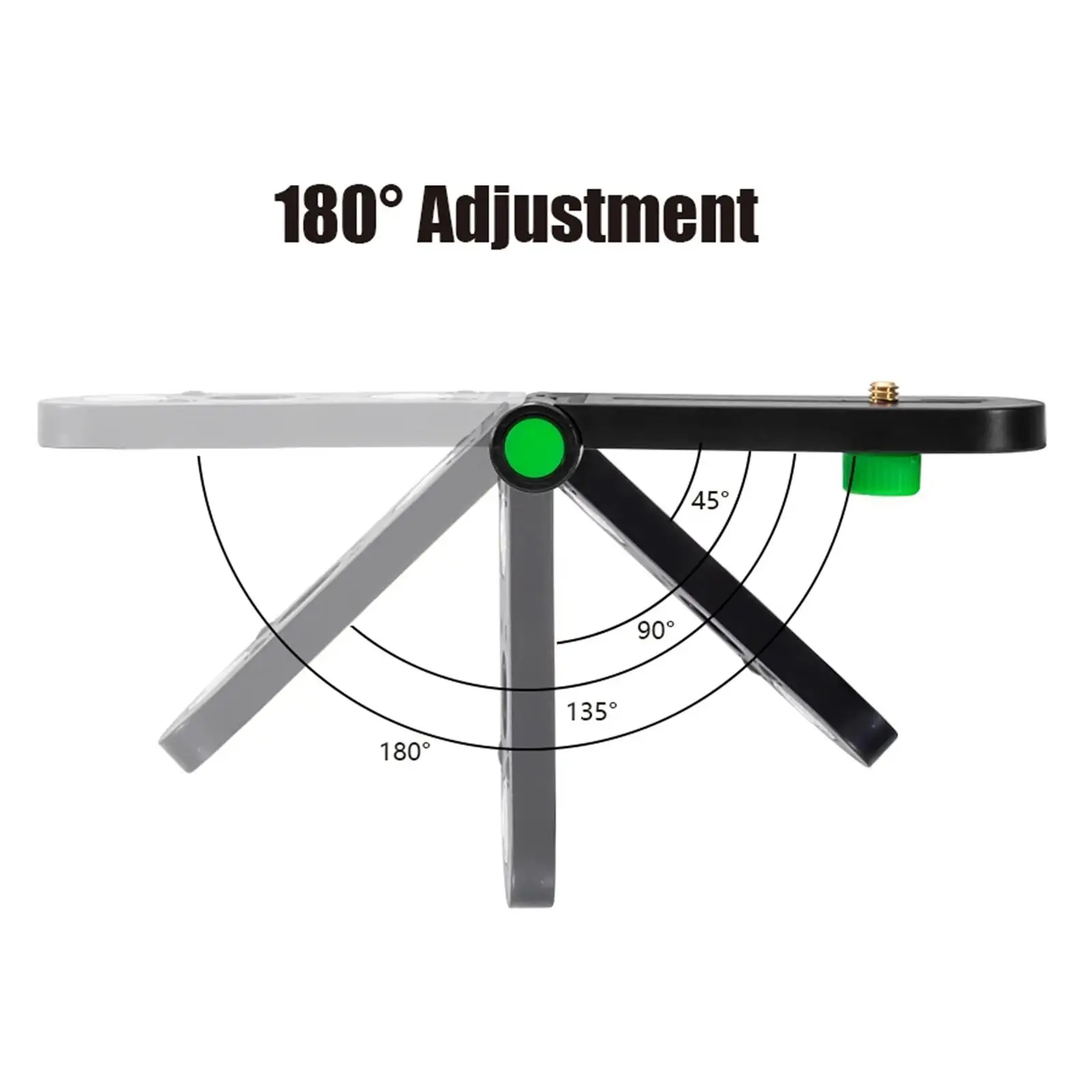 L Shaped Wall Support Level Magnetic Bracket Plastic Rod Holder Portable for Construction and Decoration
