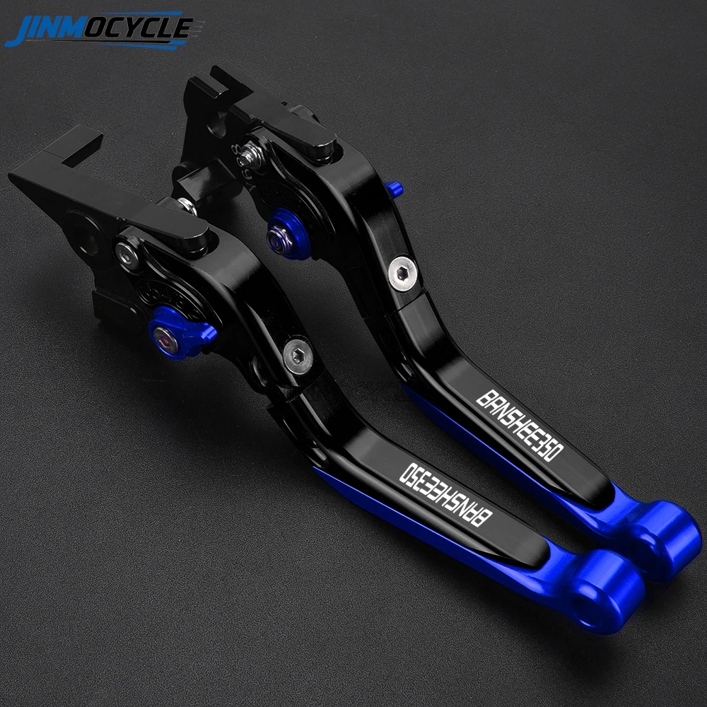 JINMOCYCLE Adjustable Extendable Folding Brakes Clutch Handle Lever For YAMAHA Banshee350 BANSHEE 350 2002 2003 2004 2005 2006