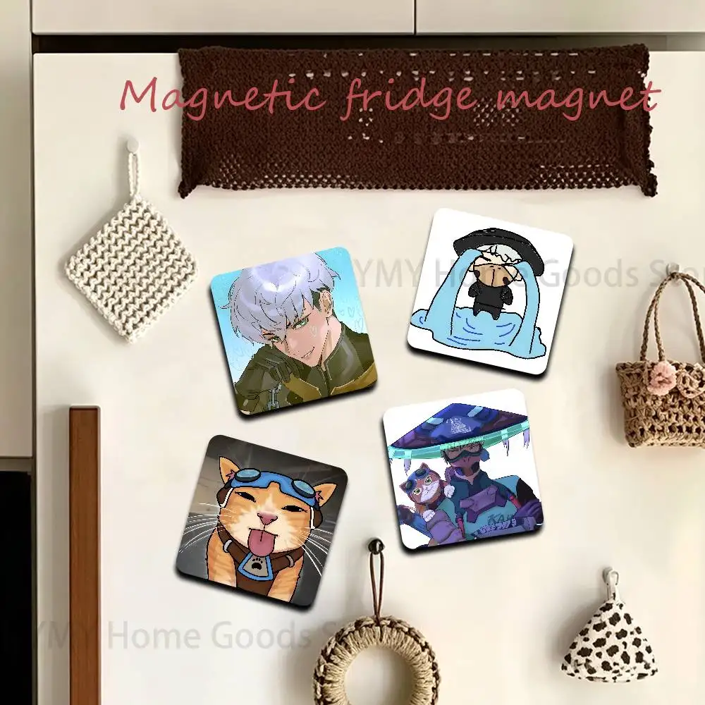 Jetpack Cat Mizuki O-Overwatch Refrigerator Magnets the Perfect Choice for Home Create Warm Cozy Home Decor Gifts