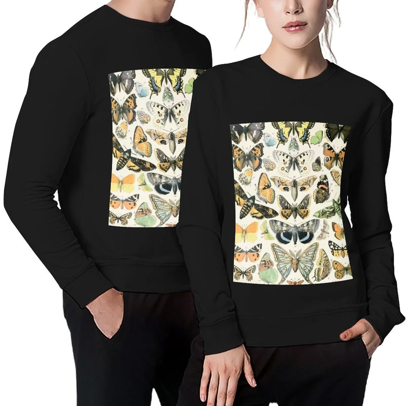 

Adolphe Millot papillons A Pullover men clothes autumn clothes anime clothing men's sweatshirts
