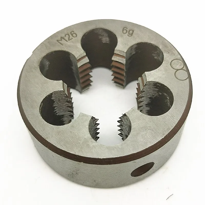 1PC M24 M25 M26 Metric Round Die Machine Thread 0.5 0.75 1.25 1.5 1.75 2 2.5 3mm Die Pitch Tool