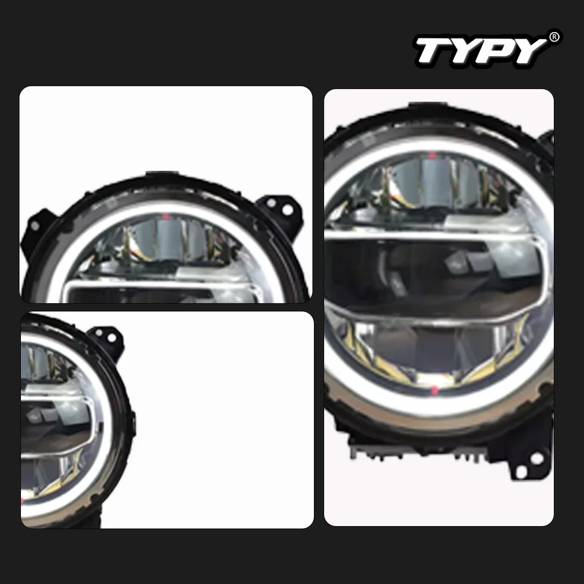 

TYPY Car Headlights For Jeep Wrangler 2018-2024 LED Car Lamps Daytime Running Lights Dynamic Turn Signals Car Accessories