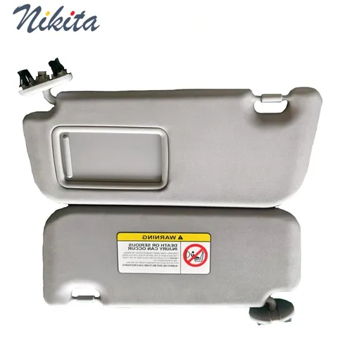 Imagen 1 del producto 1 Uds visera gris lado izquierdo lado derecho lado del conductor lado del pasajero para Toyota Yaris 2007 2008 2009 2010-2013 Tundra 2004-2006