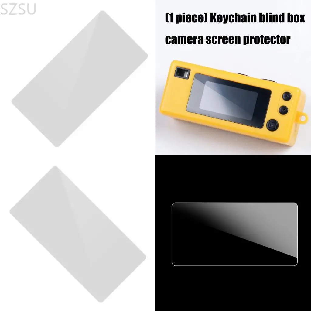SZSU Keychain Digital Blind Boxes Camera Accessories,Mini Camera Tempered Glass Film