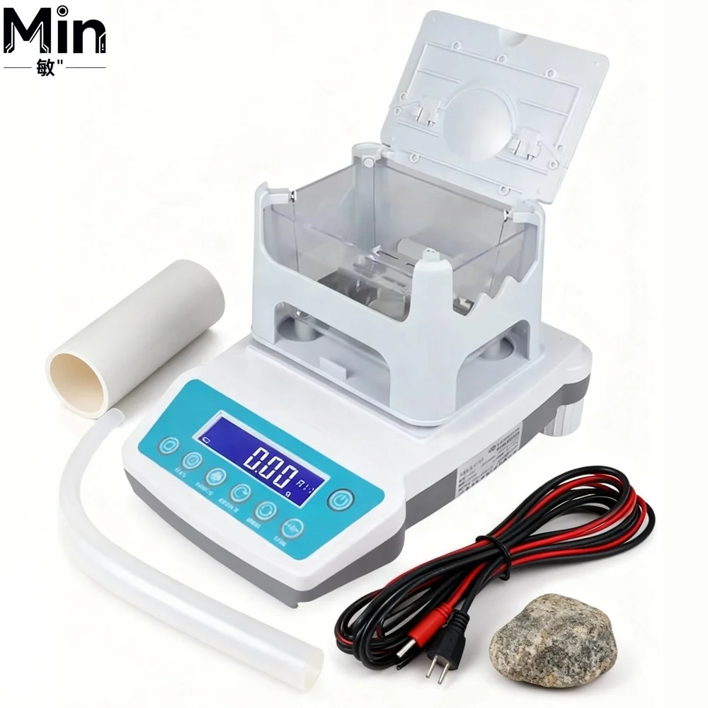 Electronic Solid Material Density Tester Lab Digital Densimeter Balance for Plastic Metal Testing Measurement