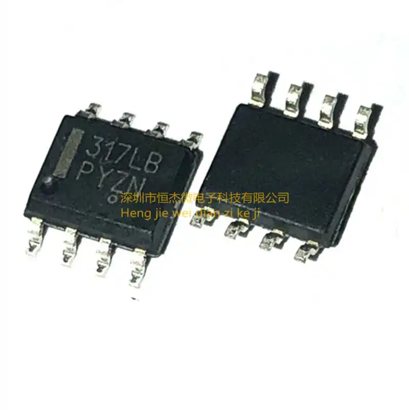 50pcs/Brand new domestic original LM317LBDR2G 317LB adjustable positive voltage regulator patch SOP-8