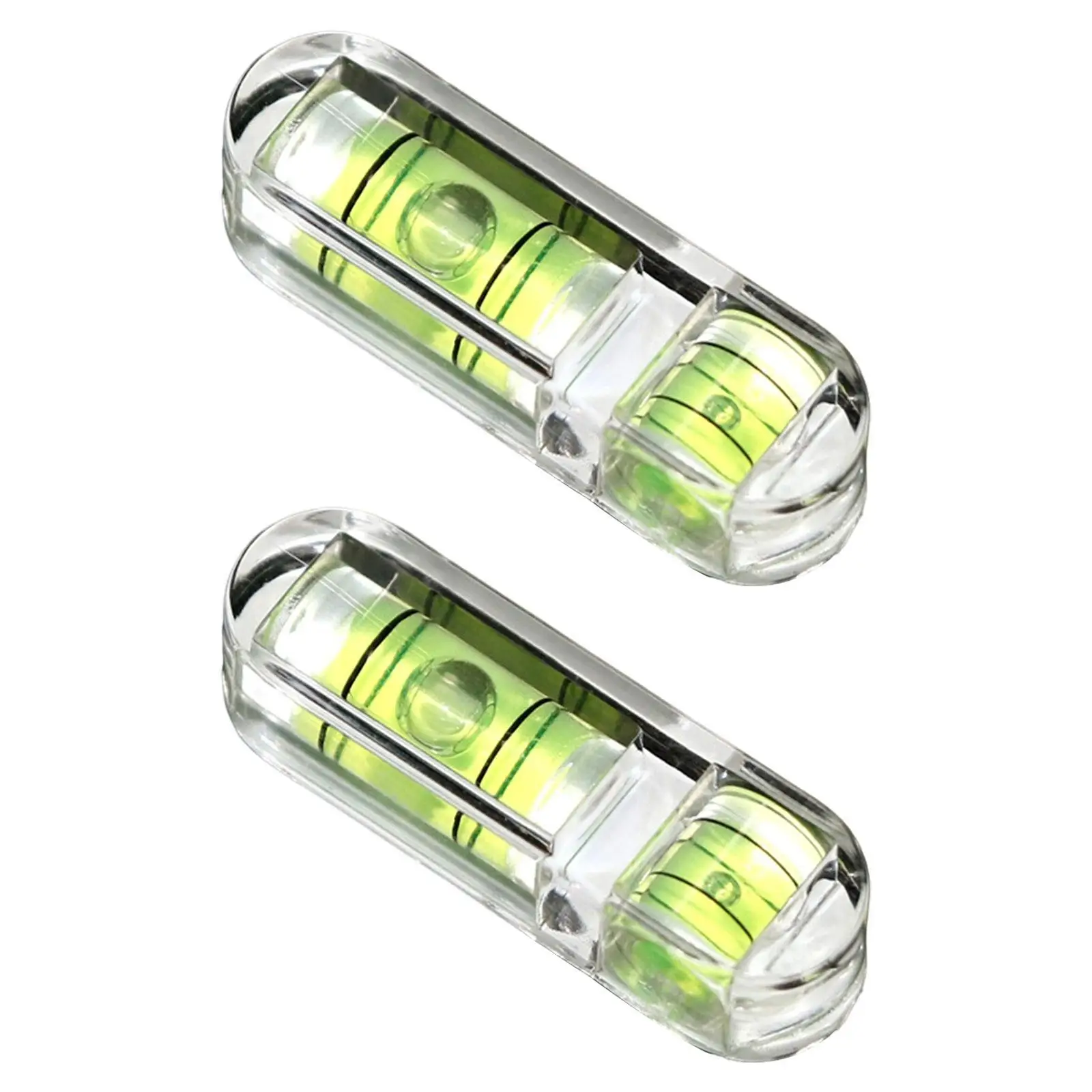 2 Pieces Acrylic Bubble Leveler Spirit Level Easy to Use Sturdy Practical