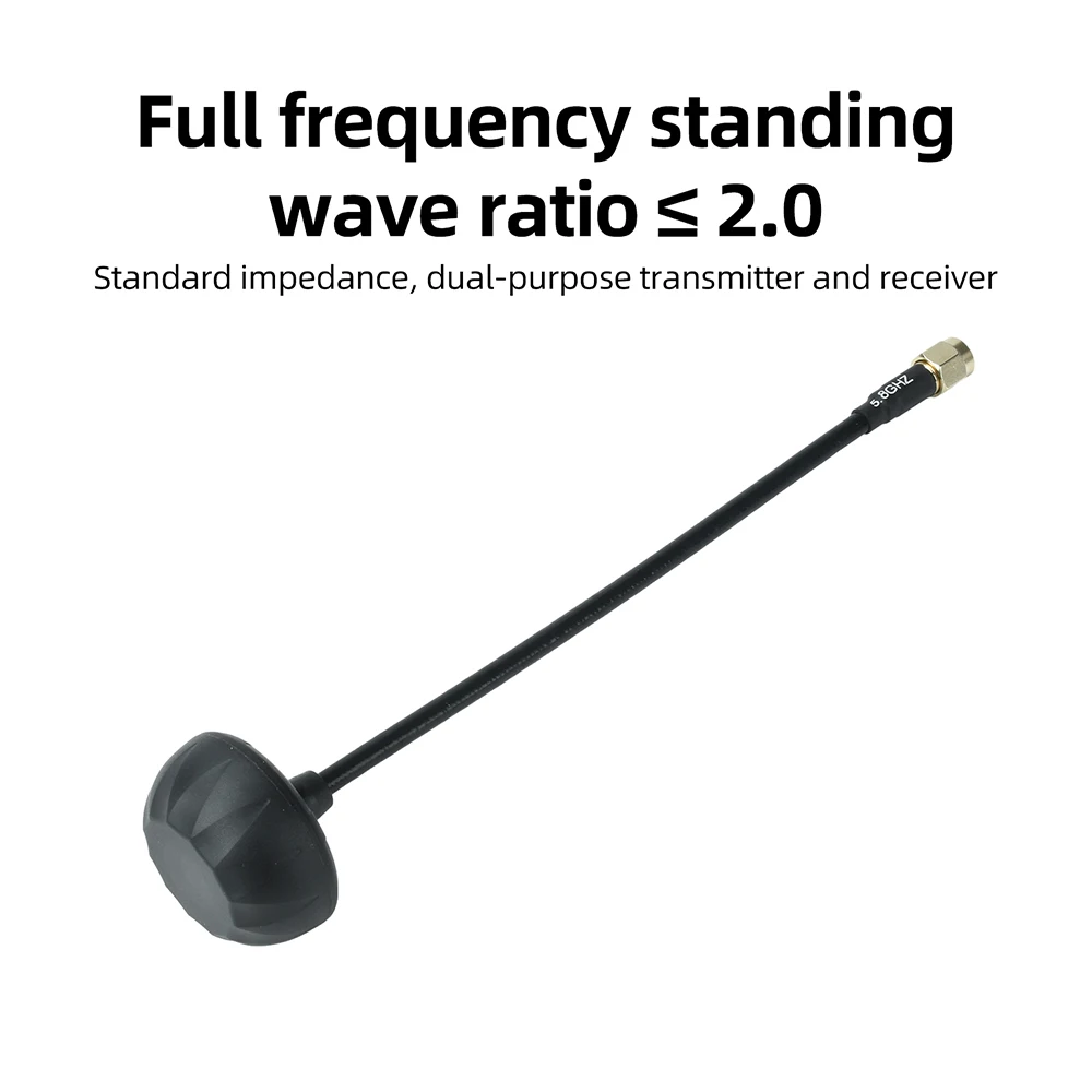 5.8G FPV Mushroom Antenna SMA Inner Pin Video Transmitter Antenna for RC Drone 6.1-7.2G 360° Omnidirectional Transceiver Antenna