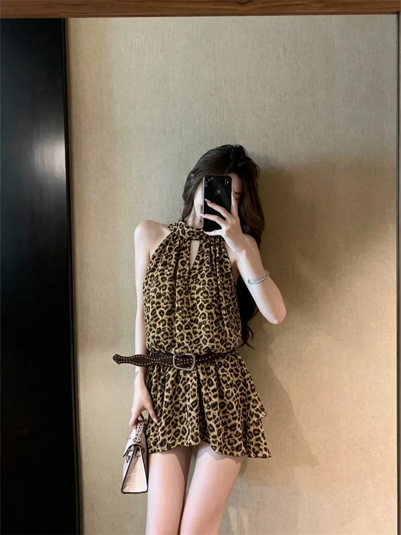 

Elegant Polka Dot Neckline Shirt Women's Summer 2026 Loose Casual American Style Top Fashion Commute Style No Sleeve Girls