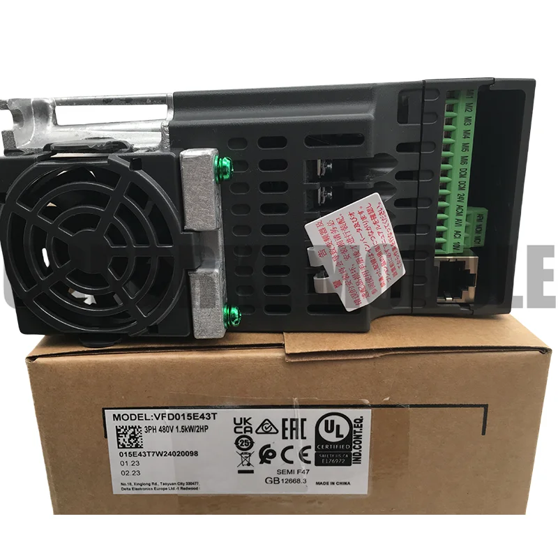 New Original VFD015E43T VFD-E 380V 1.5KW