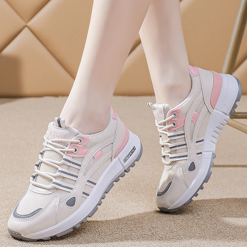 

Женская обувь, дышащая универсальная сетчатая обувь, повседневная спортивная модная обувь, женские износостойкие кроссовки для женщин