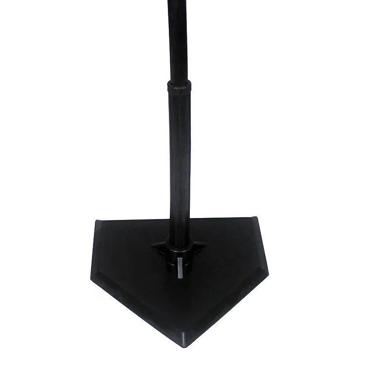 High quality injection molded vulcanized rubber heavy duty baseball andsoftball batting tee for training