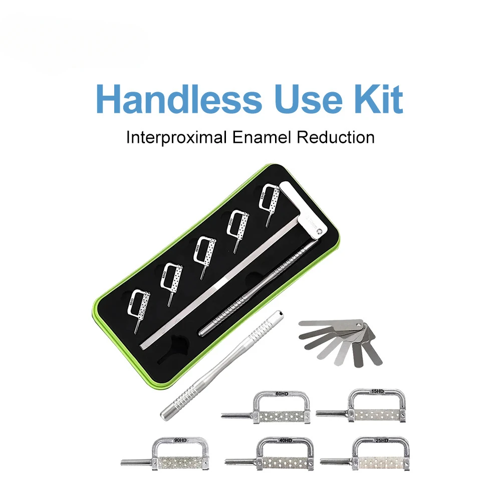 The same adjacent surface de-glazing manual set, tooth slice cutting sand blade, saw blade molar strip, manual de-glazing tool