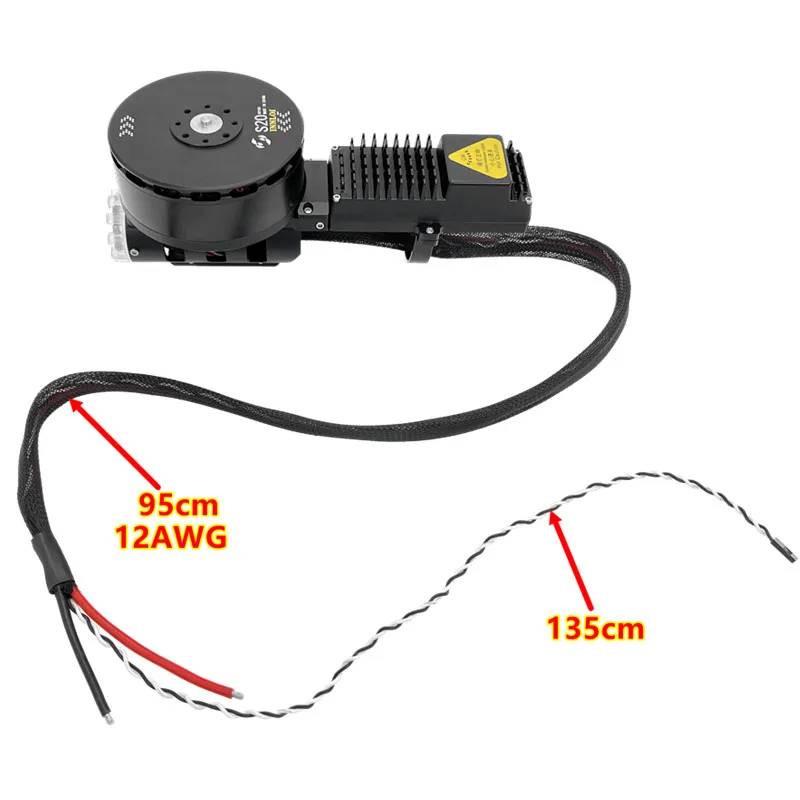 XAERO S20 FOC Antriebssystem 14S 18S ESC für 36-Zoll-Propeller 40-50mm Rohr Industriedrohne – Detail 22