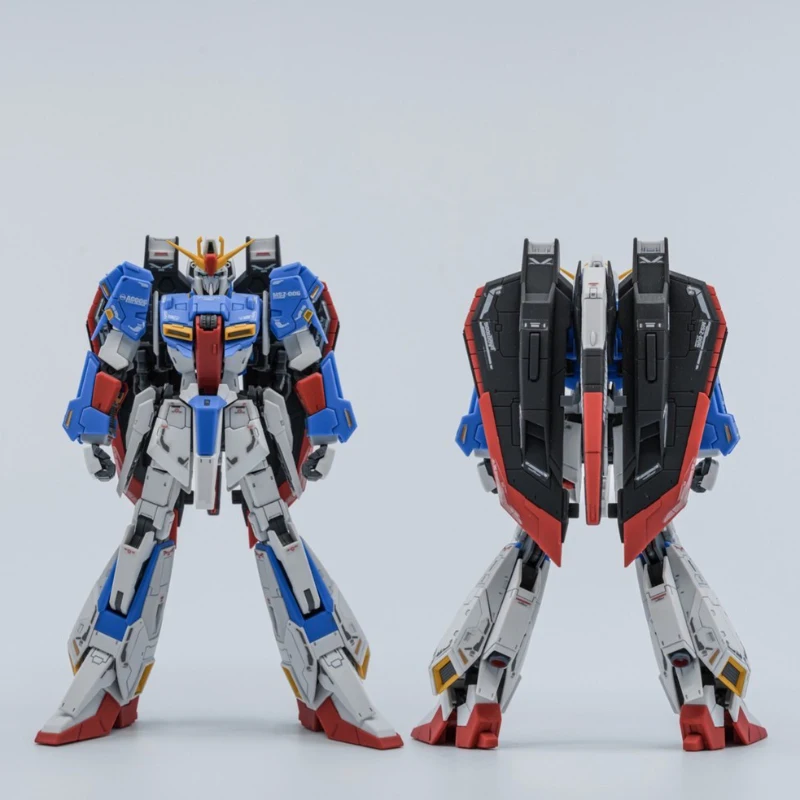 Bandai Gundam Model Kit RG 1/144 MSZ-006 Zeta Z Gundam Anime Figures Collection Gunpla Mobile Suit Toys for Boys Gifts