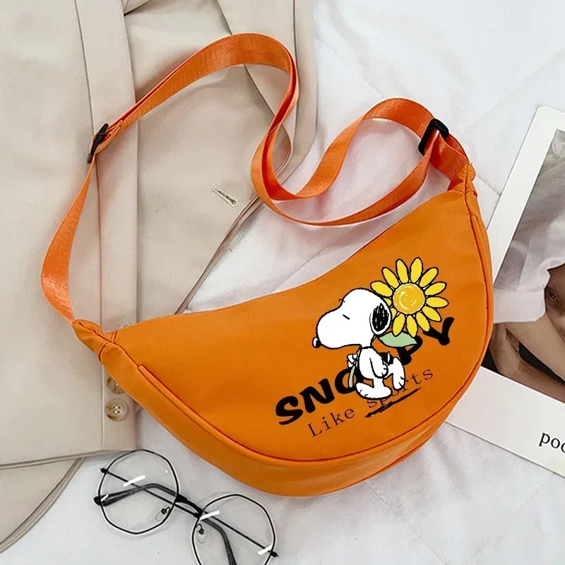 Snoopys Designer Umhängetasche Kinder Cartoon Frauen Handtasche Niedliche beliebte Umhängetasche Canvas Satchel Make-up Tote Student Mädchen Geschenk