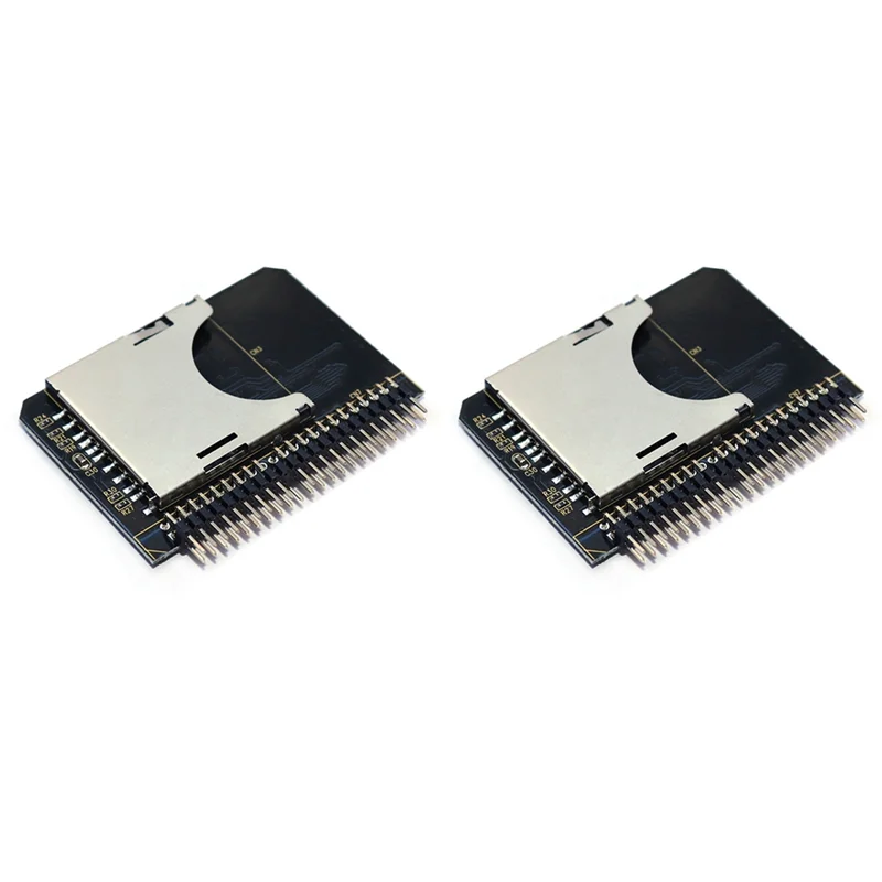 

2X SD To 2.5 Inch IDE 44 Pin Converter Card IDE SD Card Adapter SSD Embedded Storage Adapter Card IDE Expansion Card