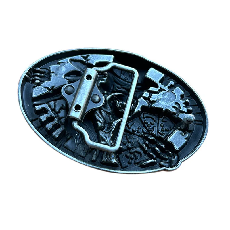 Schedel Speelkaart Riemgesp Westerse Stijl