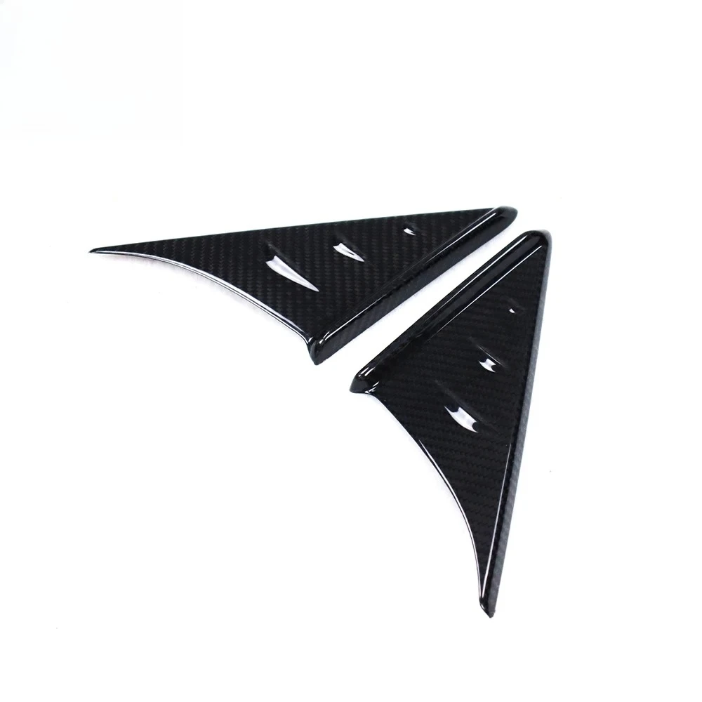 

Real Carbon Fiber Auto Exterior Parts Car Rearview Mirror Side Triangle Spoiler Trim Cover for Toyota GR Supra A90 2019+