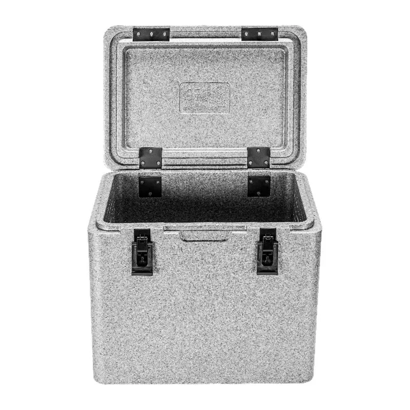 

EPP foam box, very light, high density can be locked, takeaway delivery box single shoulder type 23.5 liters