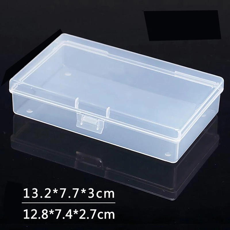 Transparent Plastic Box Storage Collections Product Packaging Box Dressing Case Mini Case Out Size 13.2*7.7*3cm