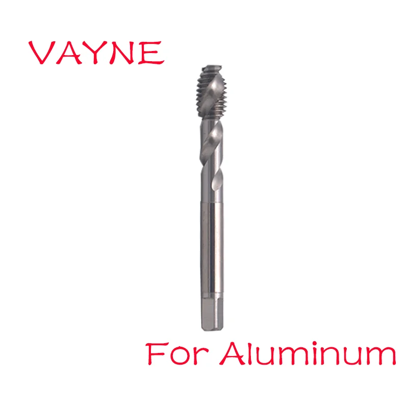 VAYNE HSSE metryczne spiralne karbowane z kranu M2 M2.5 M2.6 M3 M3.5 M4 M4.5 M5 M6 M7 M8 M10 M12 śruba maszynowa gwintowniki do aluminium