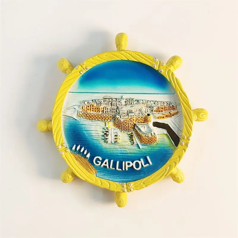 ürkiye's Dardanelles Strait Galipoli Peninsula city refrigerator magnets, travel souvenirs, and gifts