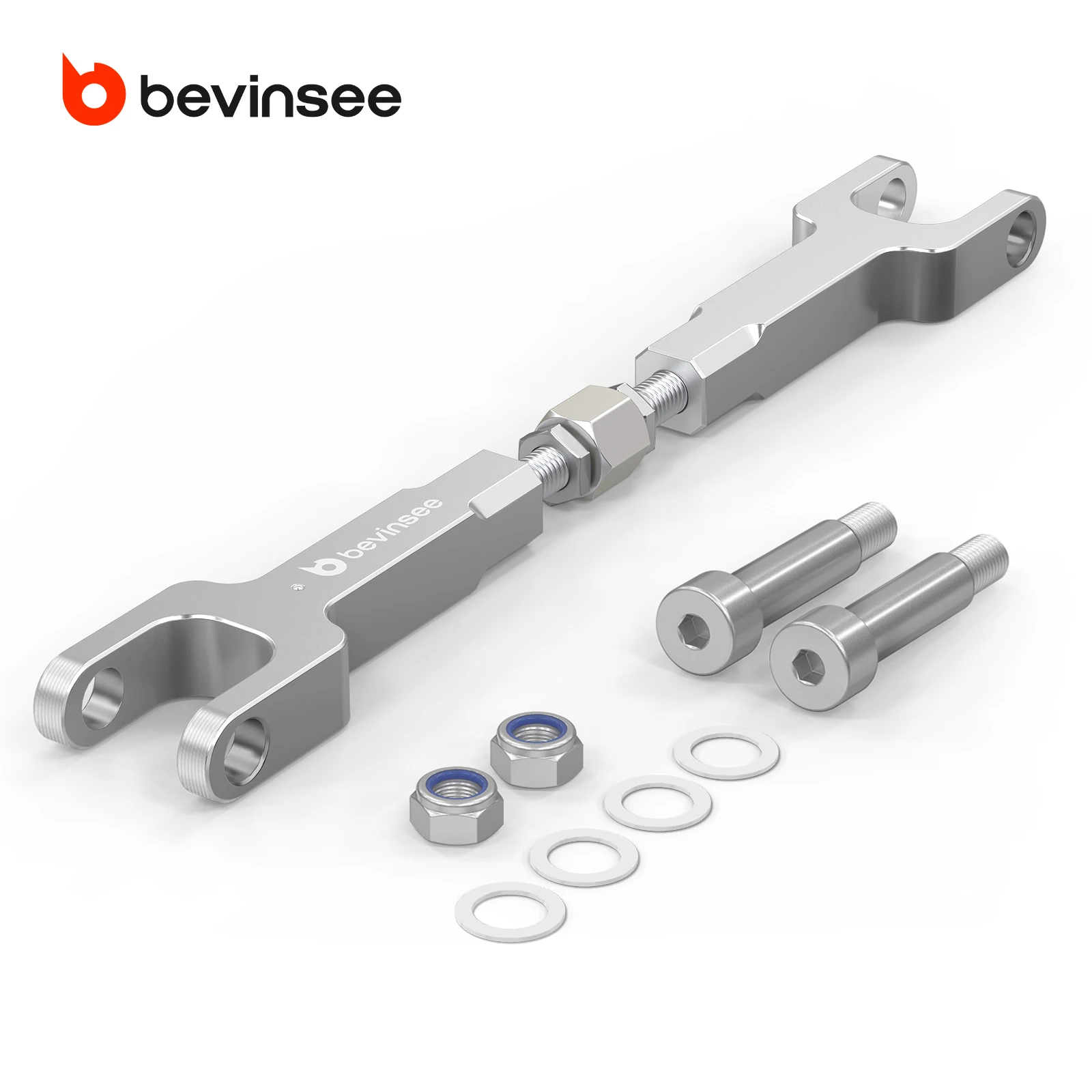 

BEVINSEE Adjustable Dual Shear Selector Rod DSSR for BMW E46 320i 323i 325i 1999-2006, Replace for 25111434613, 25 11 1 434 613
