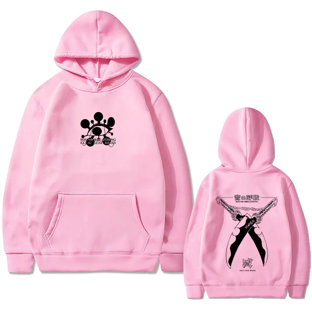 Anime Demon Slayer Hoodie Manga Lovers Uzui Tengen Print Sweatshirt Men Women Casual High Quality Fleece Cotton Hooded Tracksuit