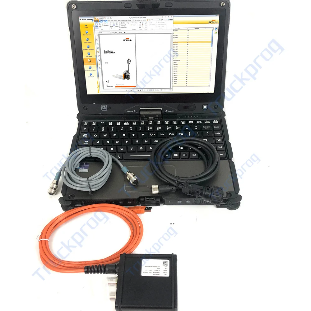 Getac Laptop Still Incado Canbox Sted Can Bus Diagnostic Kit steds Software Original Still Forklift Scanner Tool