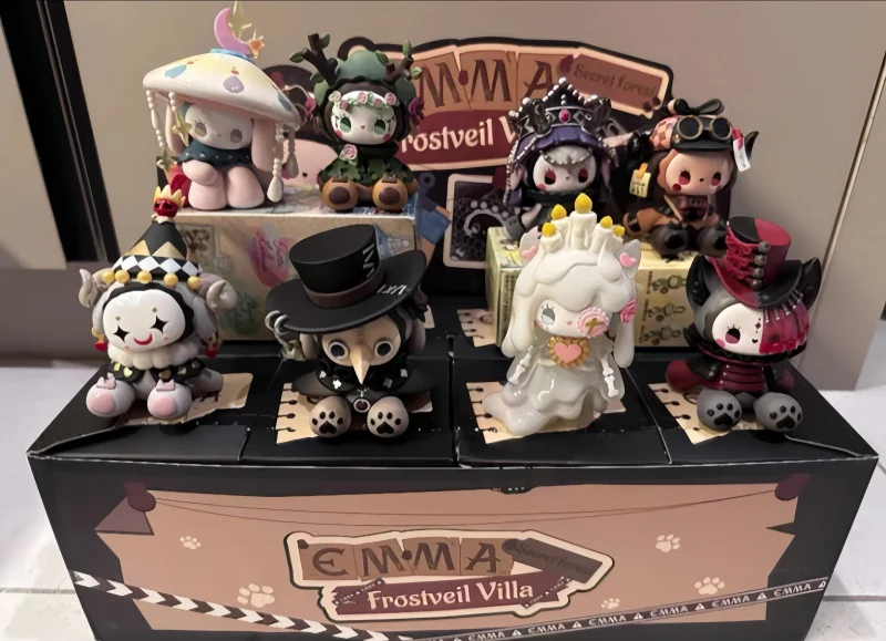 

Original Emma Secret Forest Frostveil Villa Series Cute Action Figures Blind Box Collectible Dolls Model Toy Cartoon Decor Gift