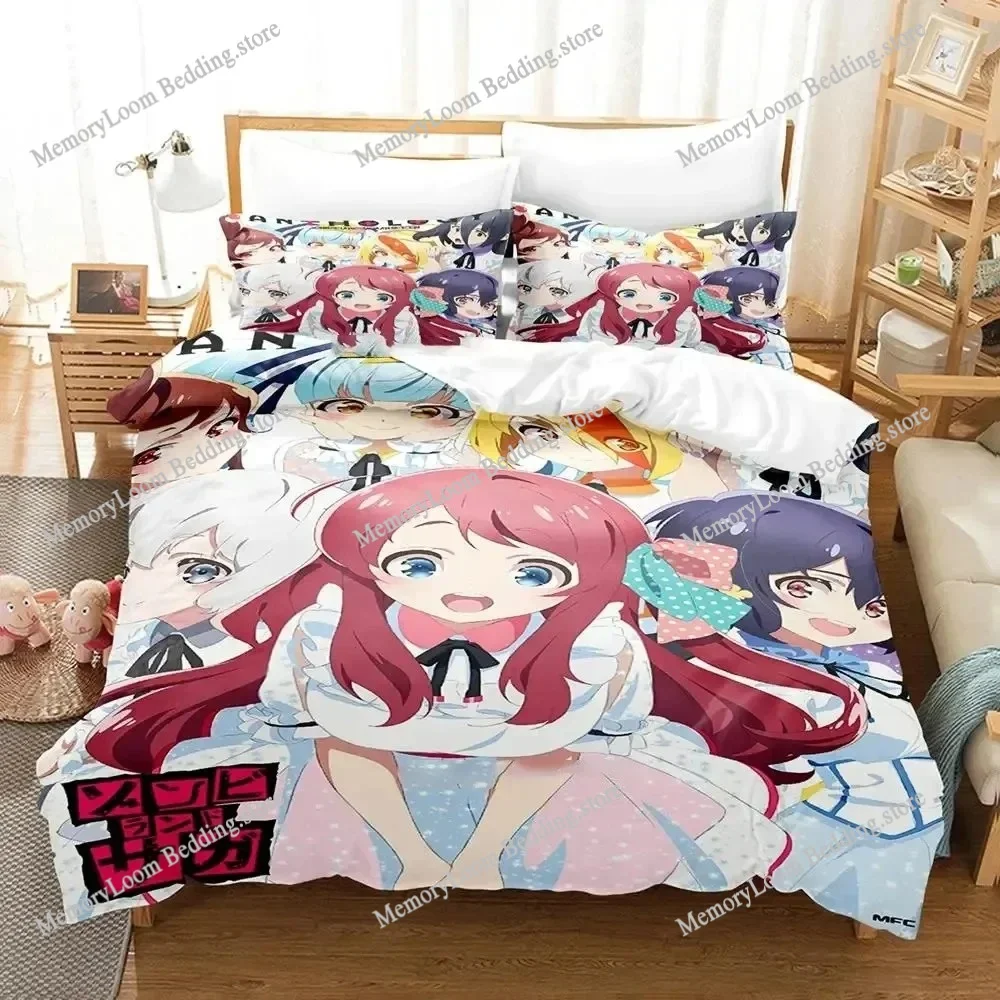 

Anime Zombie Land Saga Bedding Set Duvet Cover Bed Set Quilt Cover Pillowcase Comforter king Queen Size Boys Adult Bedding Set