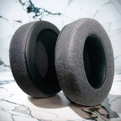 Upgrade Ear Pads Replacement Gray Flannel Memory Foam Compatible with Audio-TechnicaMSR7/Fostex T50RP / MDR 7506 / Hyperx Cloud