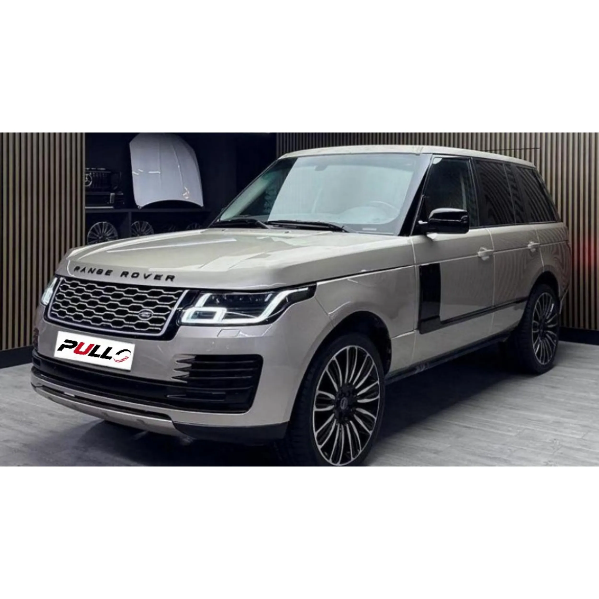 

Car Body Kit Bumper for Range Rover vogue 2005-2012 Old to New 2018 OEM Model Include Car Bumpers with Auto Lamps Hood Fenders