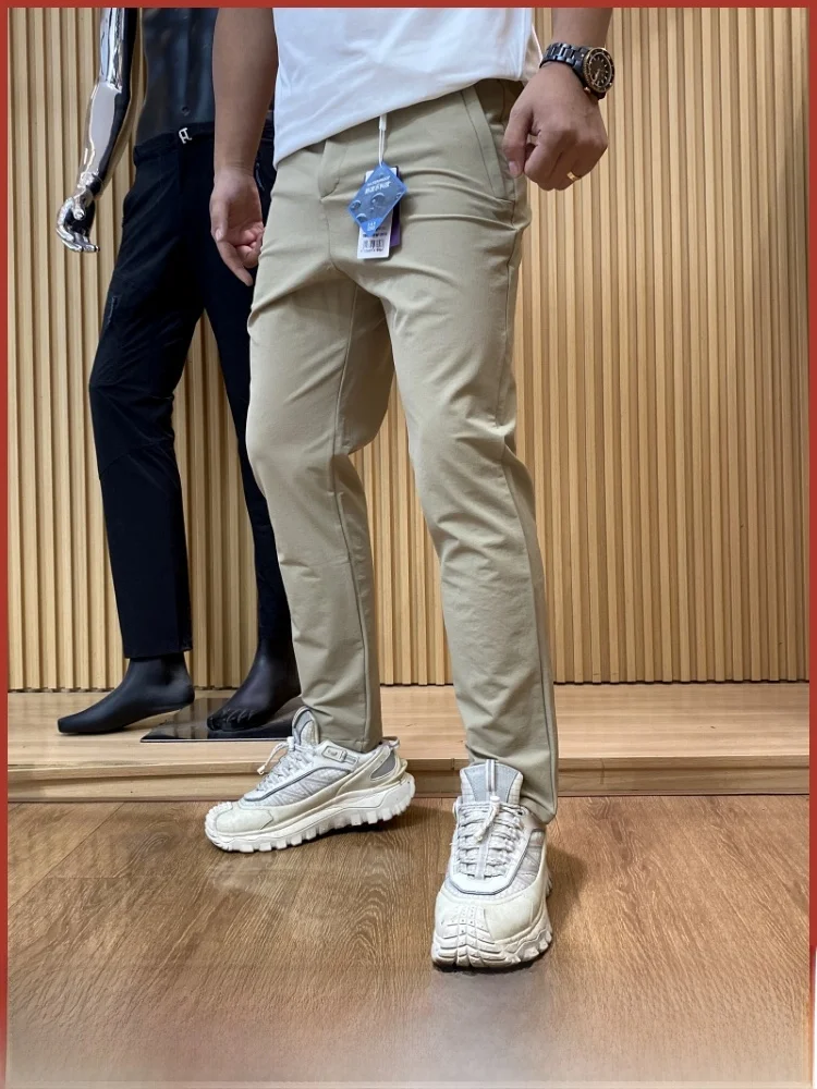 

Outdoor Tee-Proof Soft ell Fce Lined Casual Pants with Zipper ket Windproof Breathable Comfortable Nylon Fabric