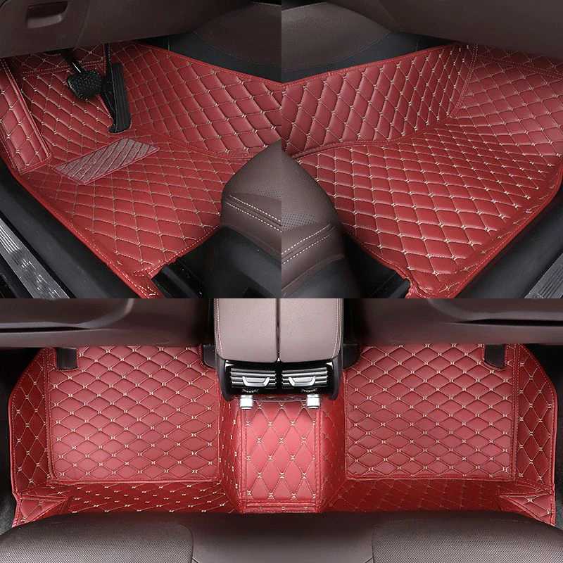 Durable Custom Leather Colorful Car Floor Mat for Chevrolet Monte Carlo 2000-2007 Auto Carpet Accessories Syling Interior Parts