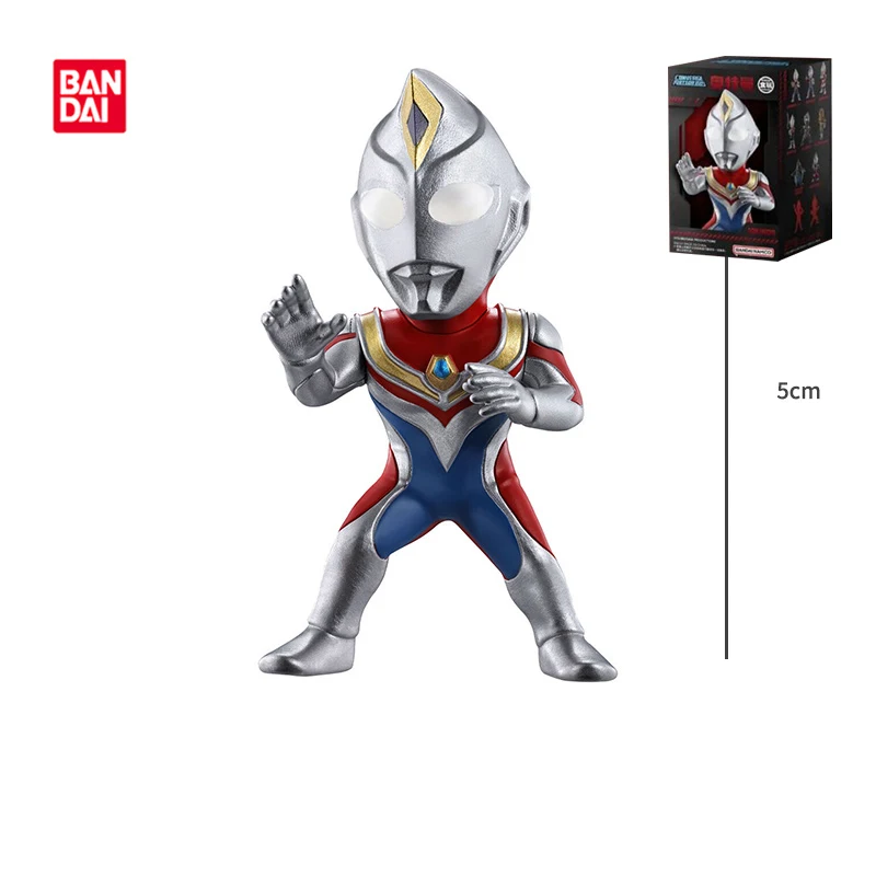 Oryginalne zabawki anime Ultraman firmy BANDAI, figurki akcji Ultraman Decker Dyna Jack w pudełku, kolekcja figurek anime typu gacha.