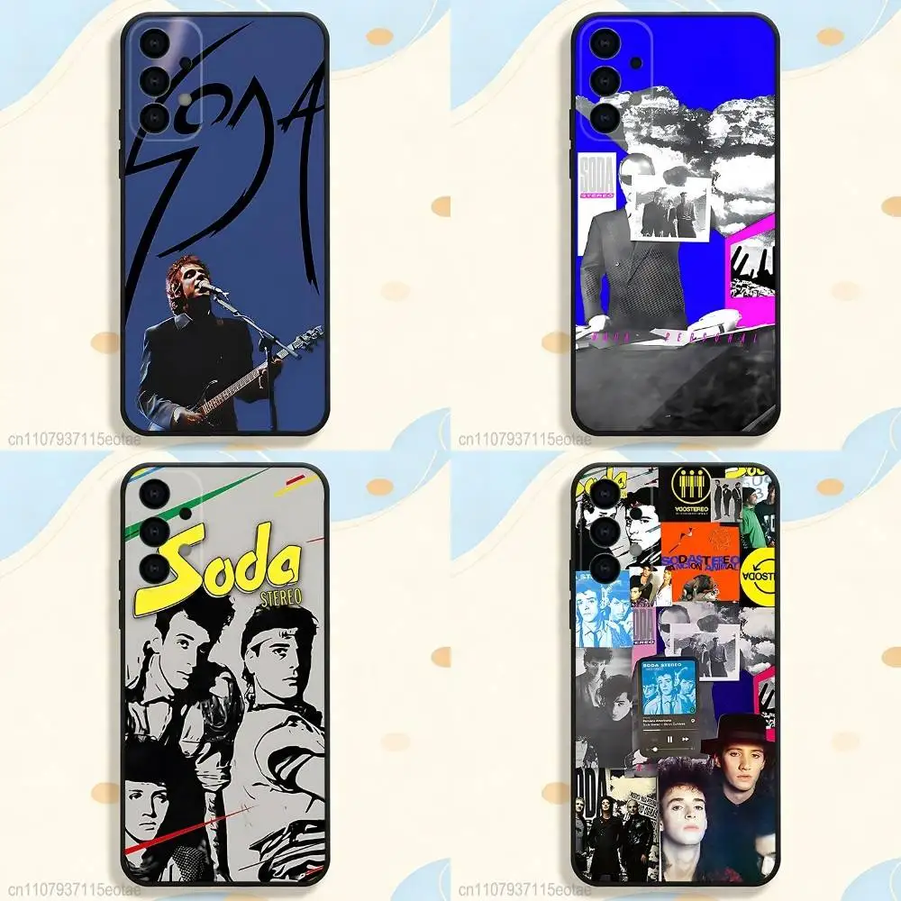 

Rock Band S-Soda S-Stereo Phone Case for Samsung S26 S24 S22 S25 Ultra S9 S20 FE S23 Plus S10 S21 Shockproof Funda Cover