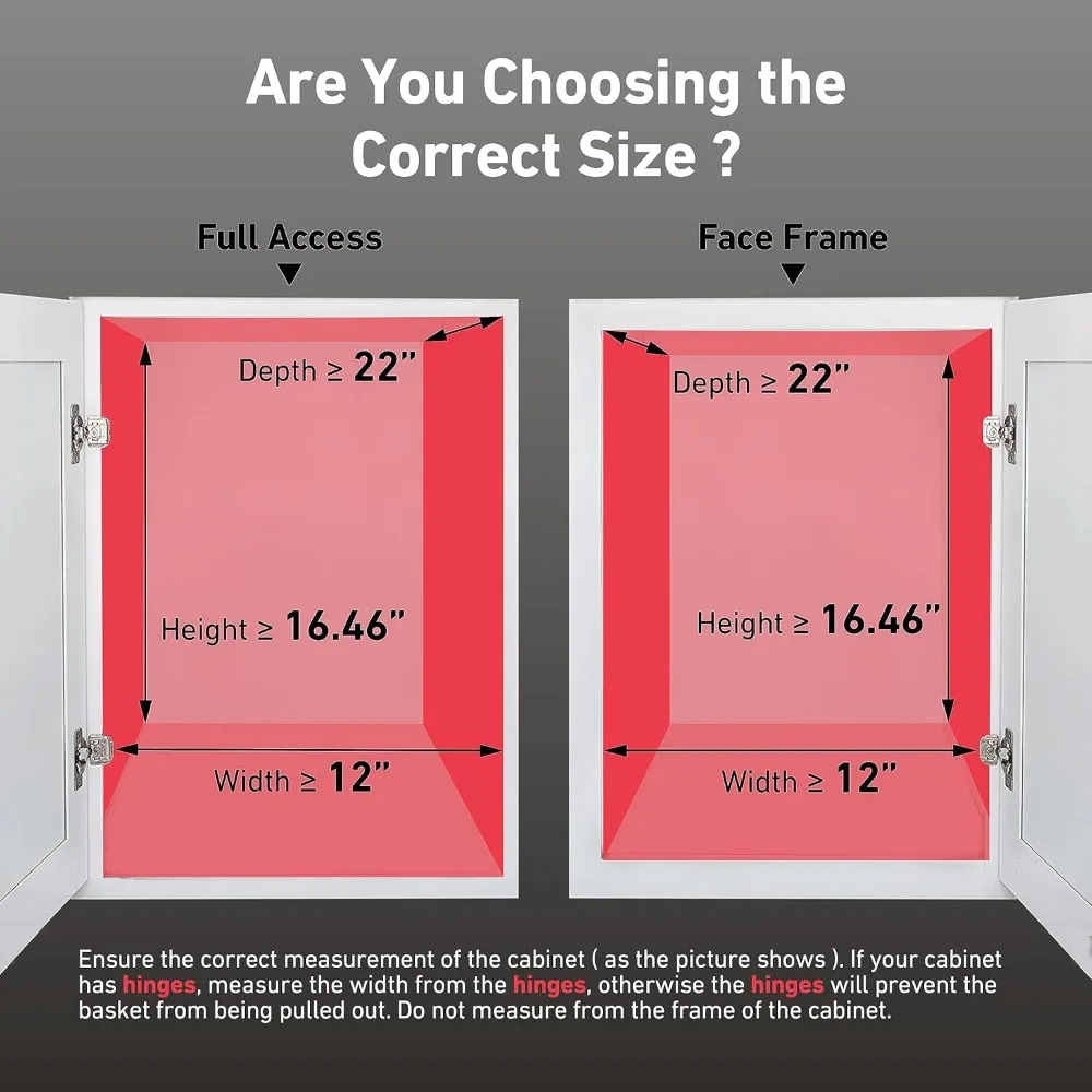 منظم خزانة قابل للسحب (11 بوصة عرض × 21 بوصة عمق)، سلة سلكية من طبقتين، رف تخزين منزلق مع مقبض خشبي، أدراج رف سحب لـ 1 #5