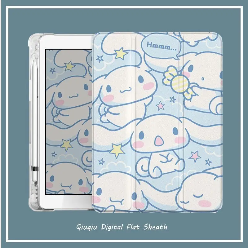 For iPad Mini 4 5 7.9 Inch Air 3 4 Cartoon Cinnamoroll Smart Leather Stand Case For iPad 2019 2020 Pro 9.7 10.2 11 Airbag Cover