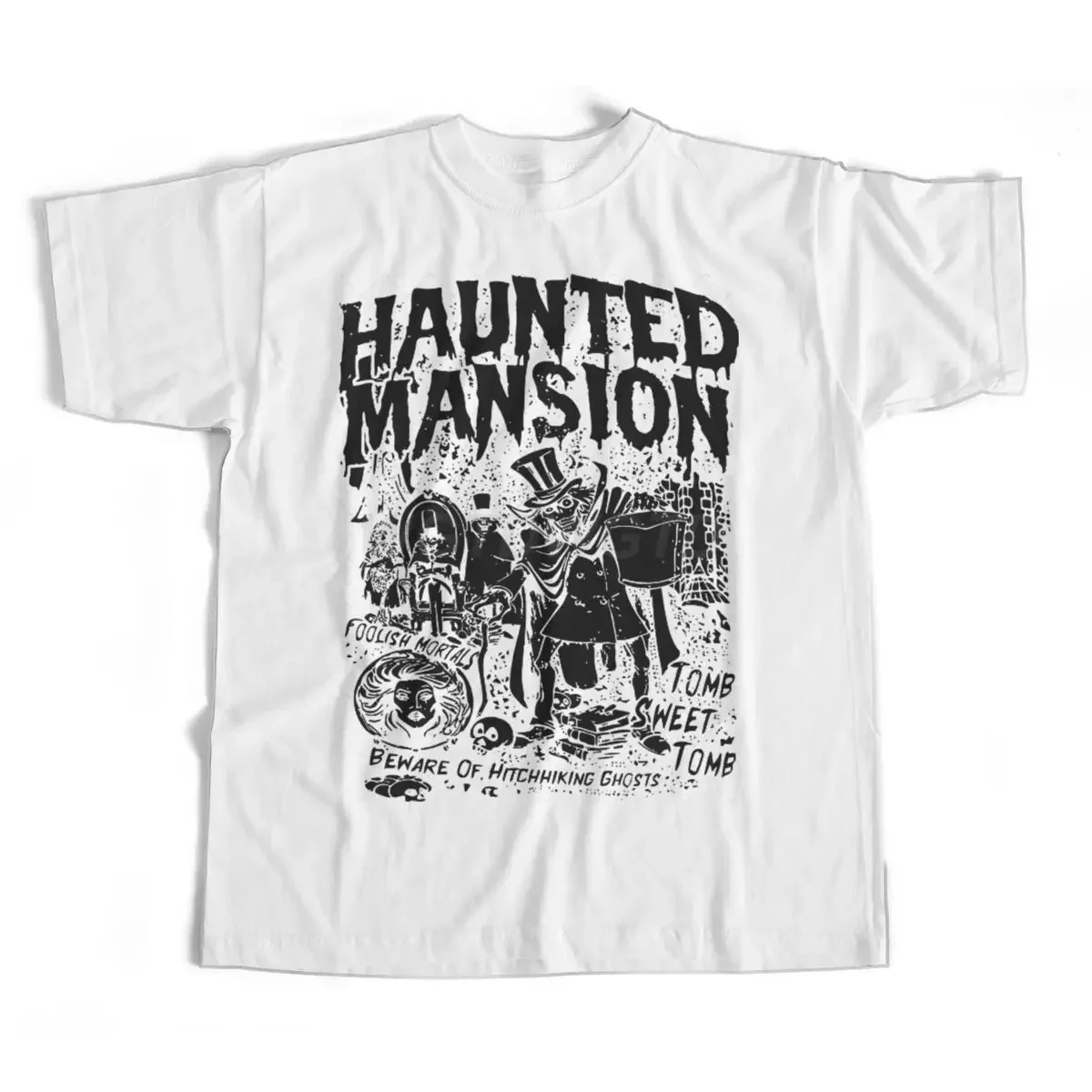 قميص ريترو القصر المسكون قميص ديزني للموسم المخيف قميص سيدتي ليوتا للمشي لمسافات طويلة أشباح الهالوين قميص عائلي قوطي #3