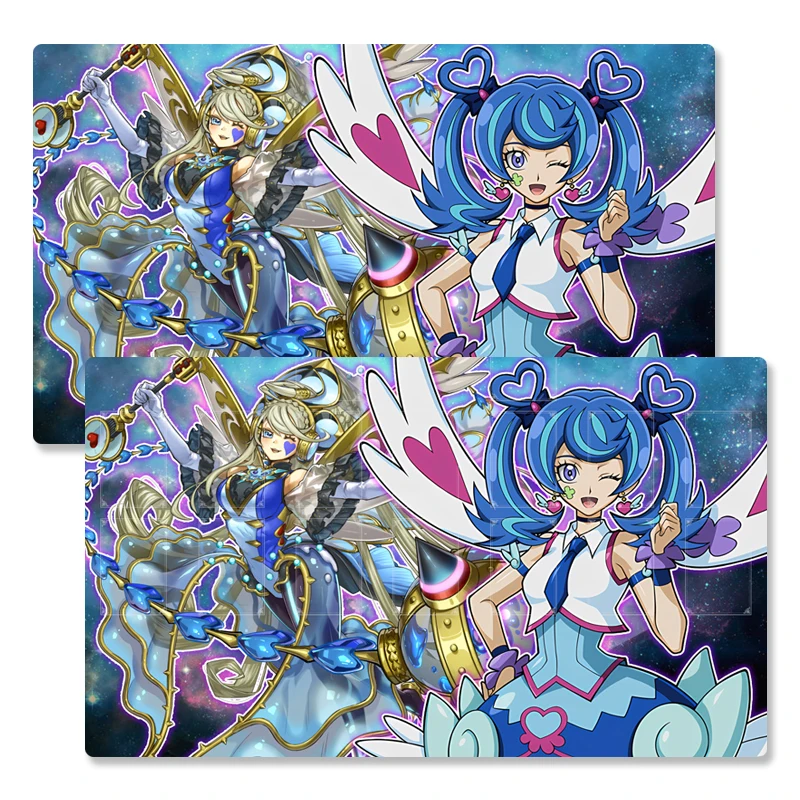 

Игровой коврик Yugioh Trickstar Yu-Gi-Oh! TCG OCG Коллекционные карточные игры Коврик Duel Plate Резиновый коврик для карт Коврик для мыши