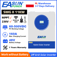 EASUN POWER 11kW 48V Hybrid Solar Inverter 230V 160A MPPT Charge Controller Pure Sine Wave Off Grid Hybrid Inverter With WIFI