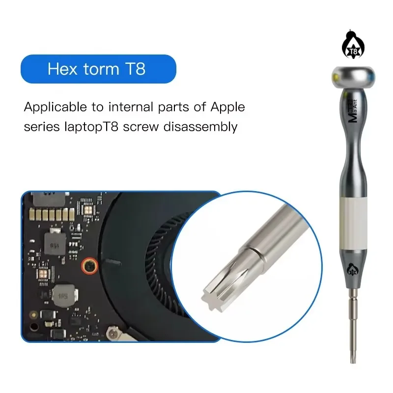 MaAnt MY-903 Spezial-Schraubendreherbit aus hochfestem legiertem Stahl mit starker magnetischer Adsorption, Demontagewerkzeug für iPhone, Android und MacBook – Detail 7