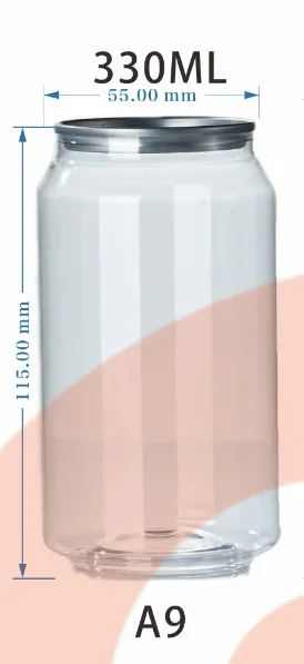 330ML PET CANS AND LIDS