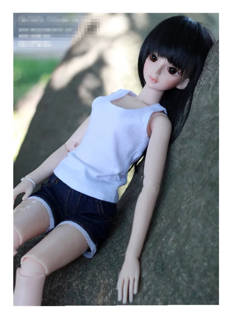 Free Match Bottoming Vest for BJD 1/6,1/4 MSD,1/3 SD13 SD16 Doll Clothes Customized CWB29