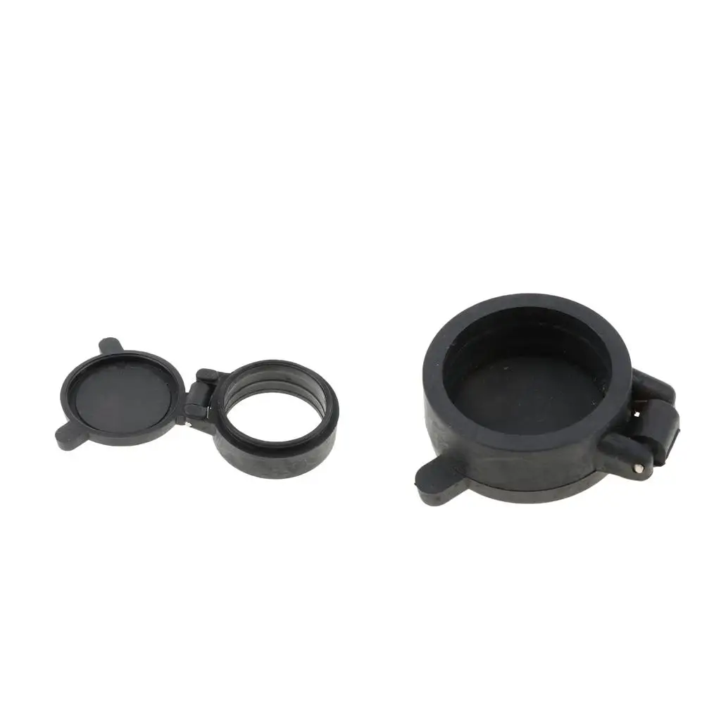 29mm Flip Open Scope Cover PVC Protective Eyepiece Lens Cap for Photography Outdoor Camera and Telescope Use