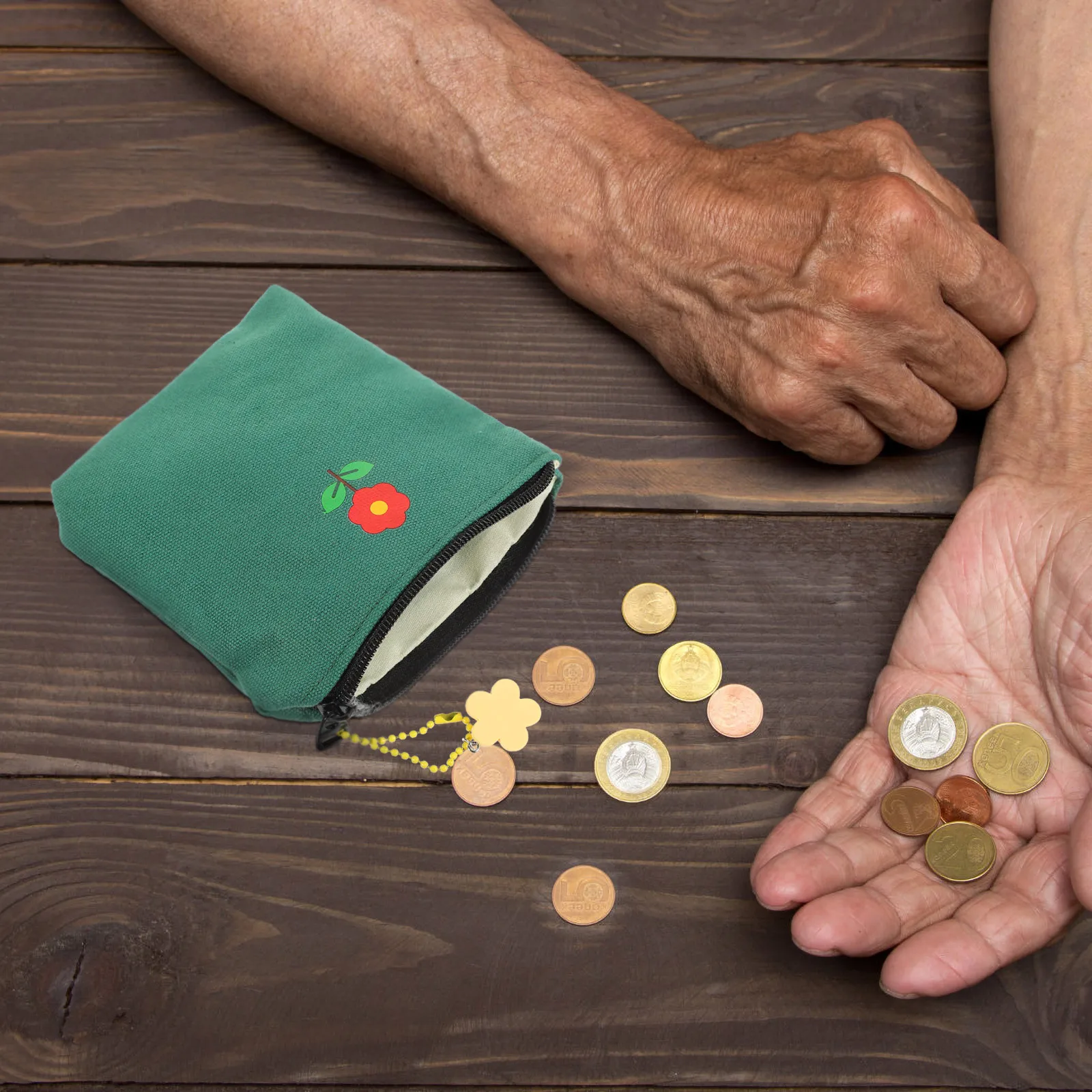 

Canvas Storage Bag Compact Mini Wallet Portable Coin Pouch Light Weight Small Size Travel Accessories Sanitary Napkin Holder