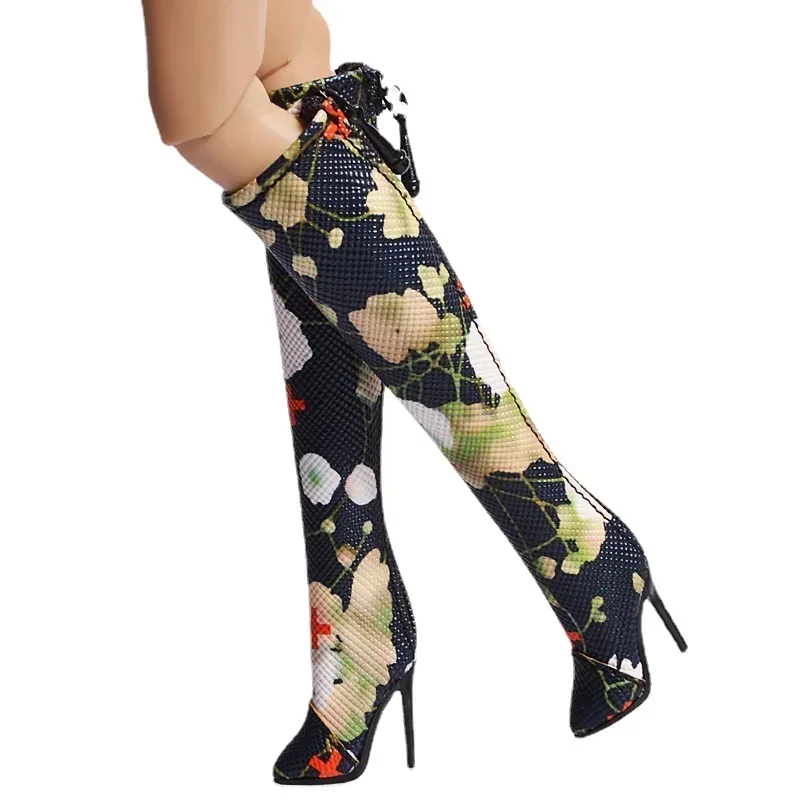 

Toy shoes Long tube boots Fit for your FR2 FR PP BB and other 12 inch dolls F4