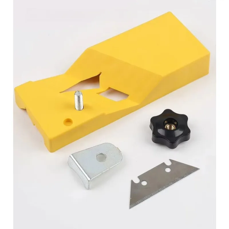 Woodworking Beveling Machine Plasterboard V-shaped 45-degree Trimming Right-angle Sound-absorbing Board Special Planer